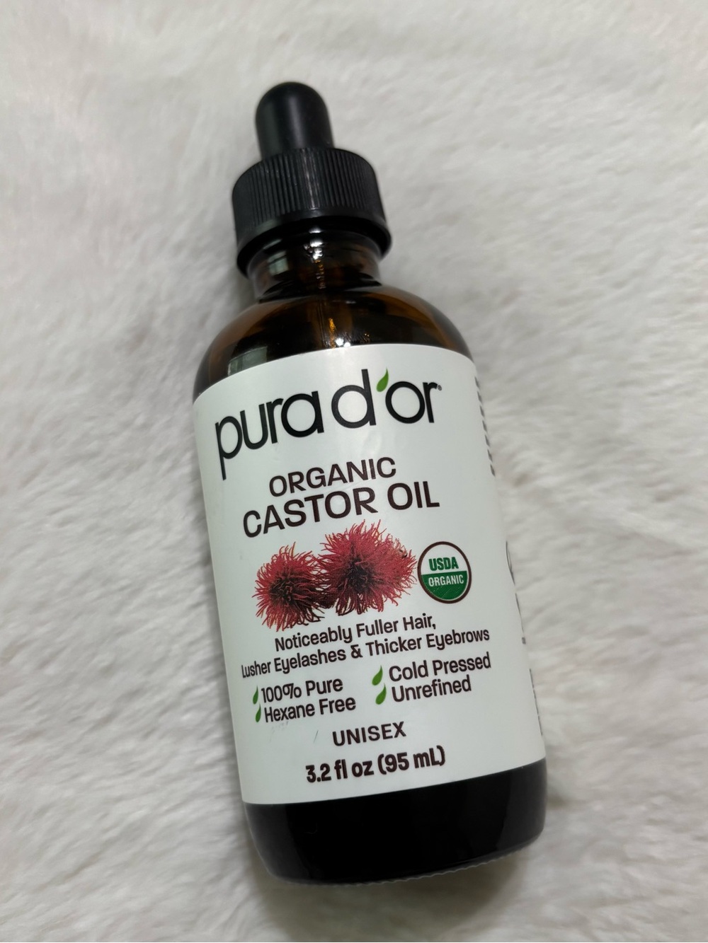 Organic Castor Oil Serum - Brown Bottle